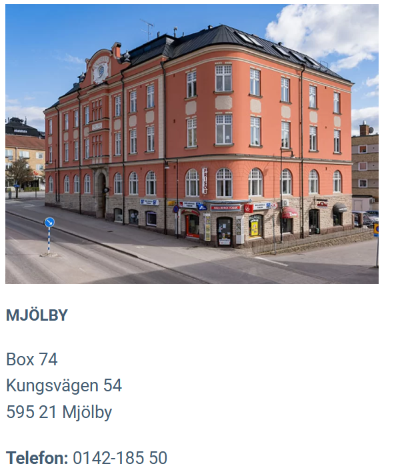 Kontor i Mjölby